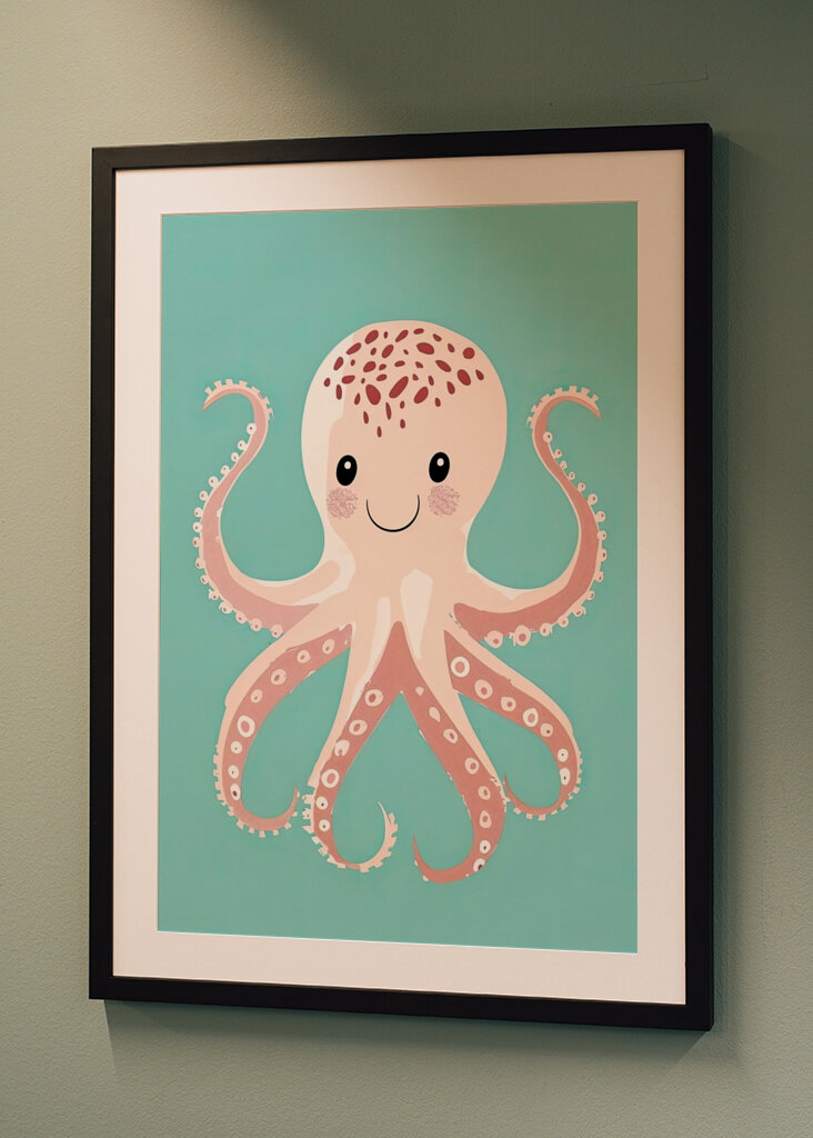 Pulpo sonriente amigo