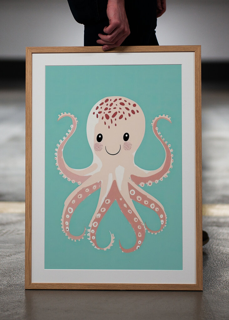 Pulpo sonriente amigo