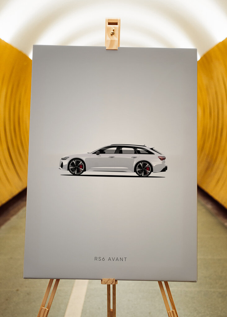 Audi RS6 Avant Car Poster