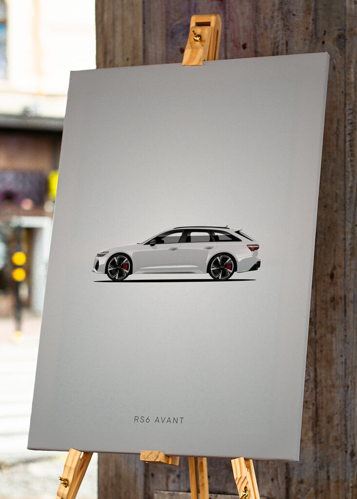 Audi RS6 Avant Car Poster