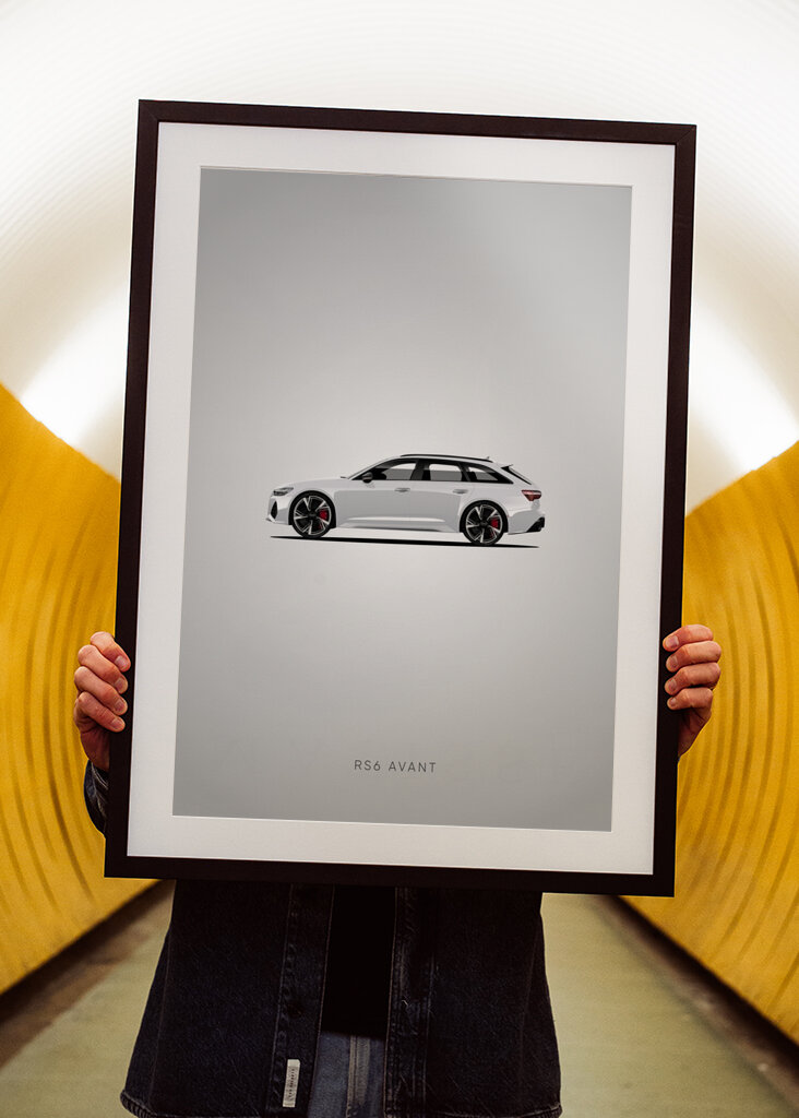 Audi RS6 Avant Car Poster