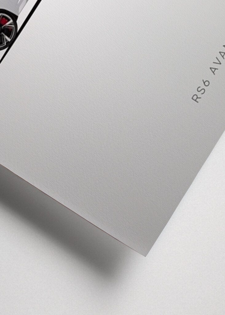 Audi RS6 Avant Car Poster