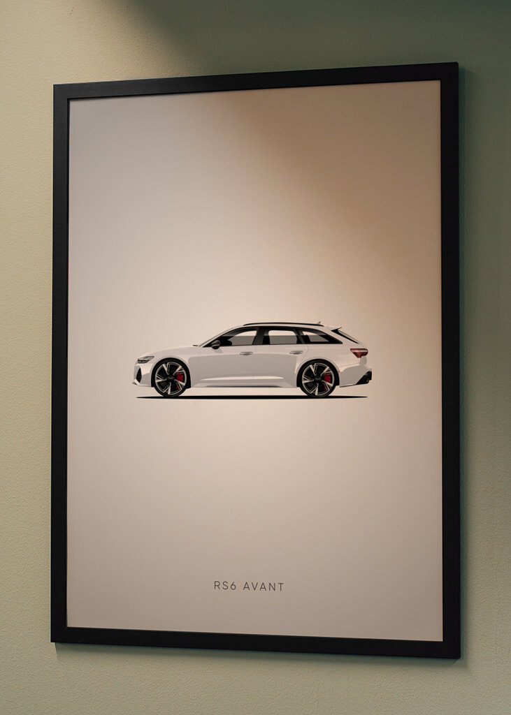 Audi RS6 Avant Car Poster