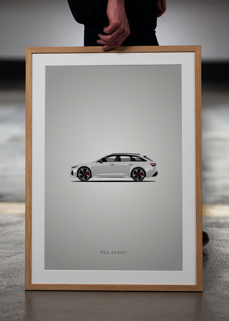 Audi RS6 Avant Car Poster
