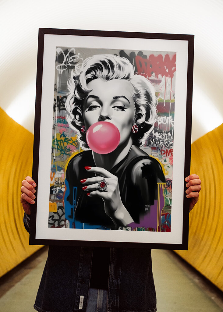 Sztuka uliczna Marilyn Monroe