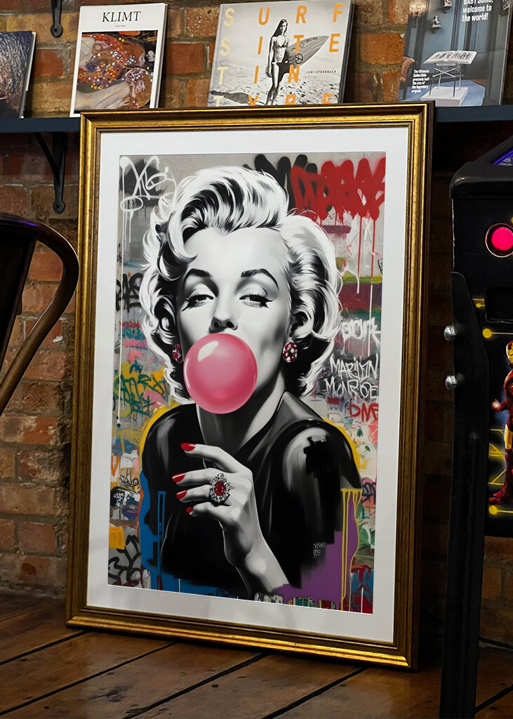 Sztuka uliczna Marilyn Monroe