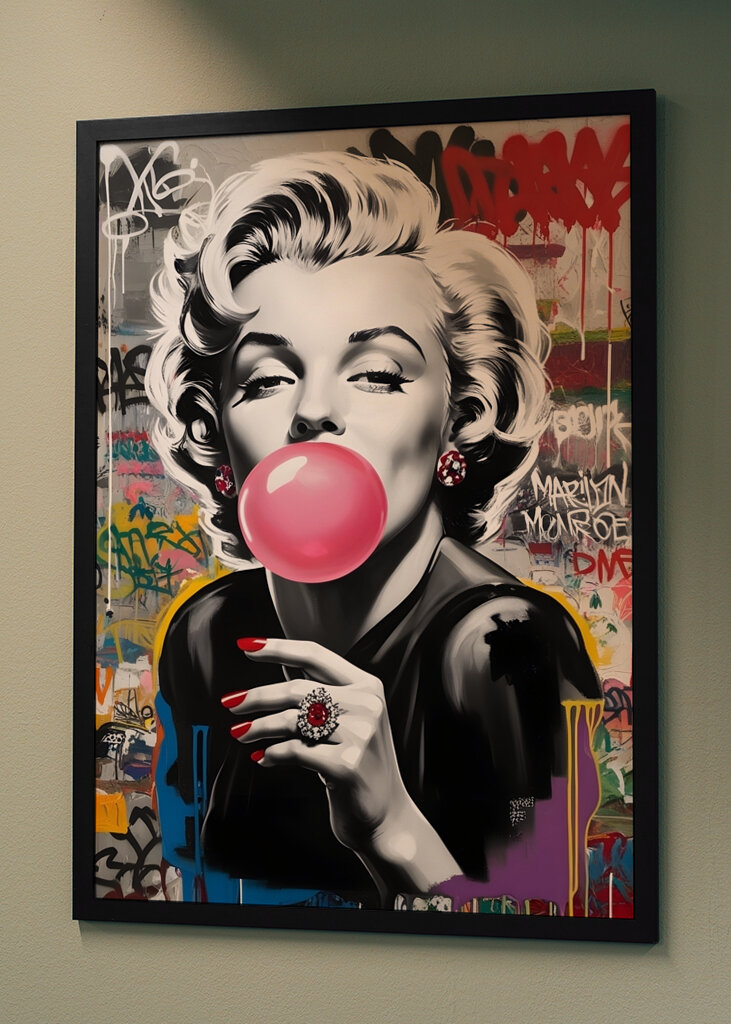 Sztuka uliczna Marilyn Monroe