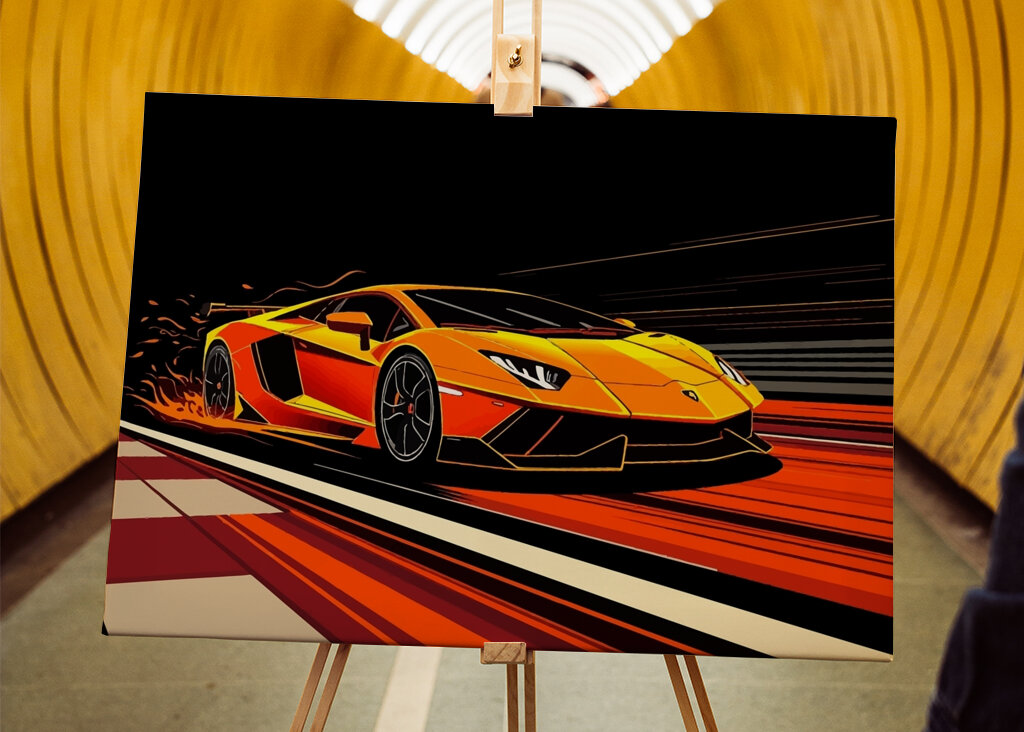 Lamborghini Aventador Orange