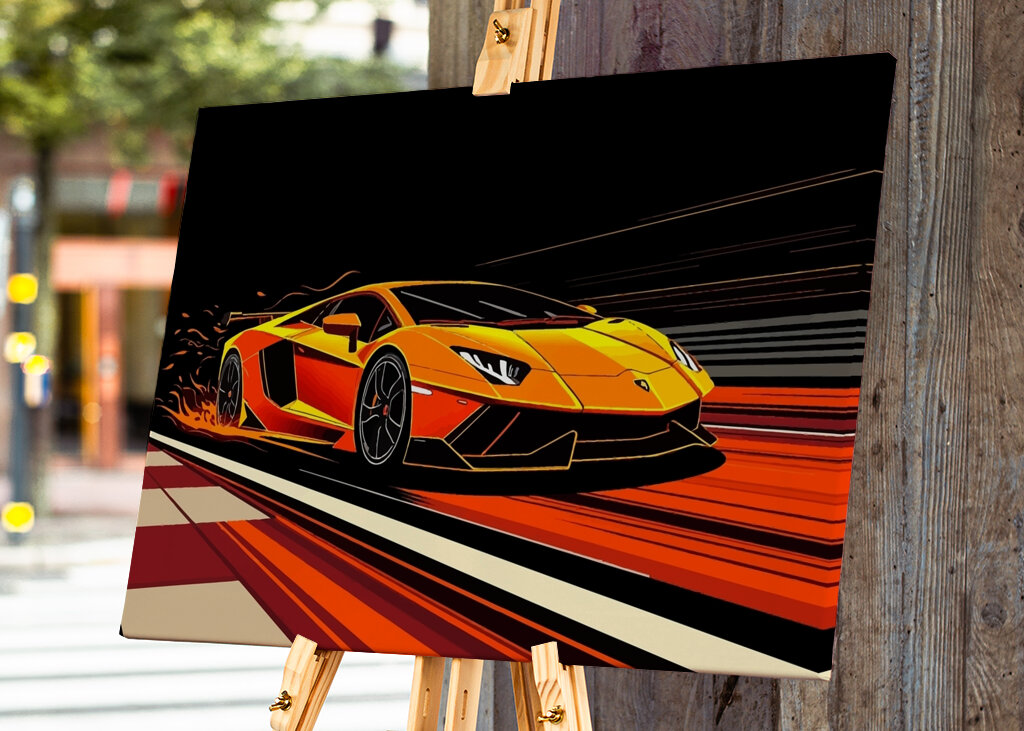 Lamborghini Aventador Orange