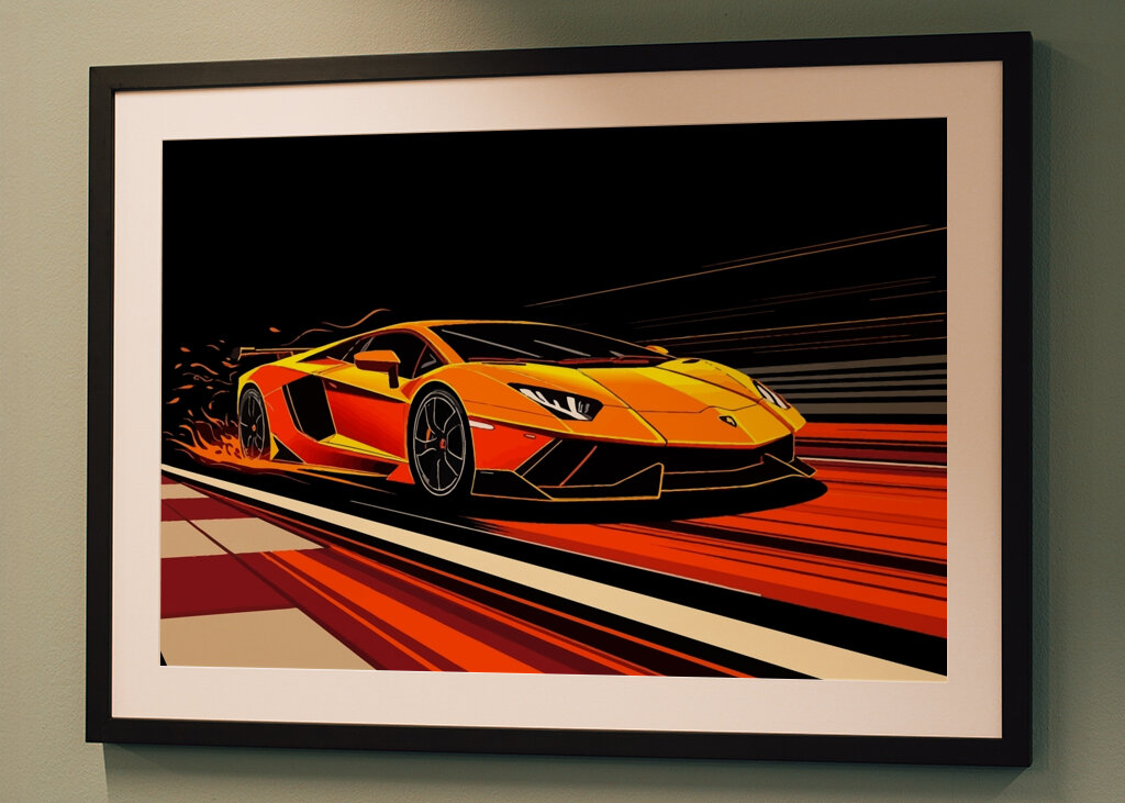 Lamborghini Aventador Orange