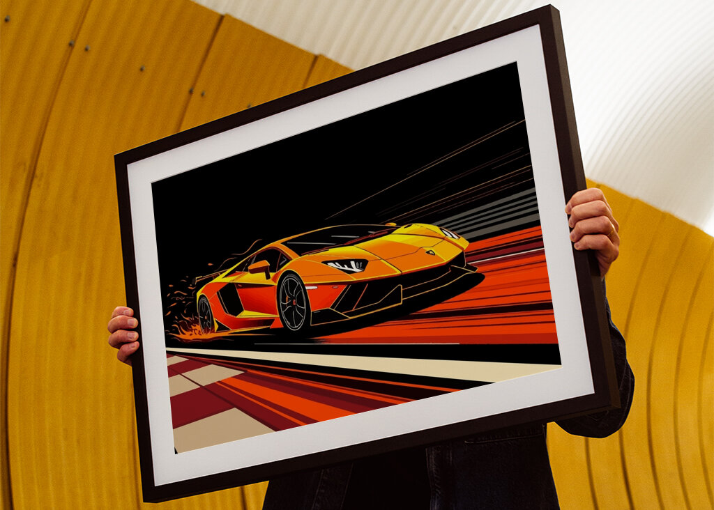 Lamborghini Aventador Orange