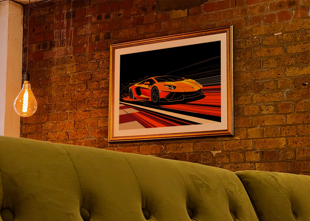 Lamborghini Aventador Orange