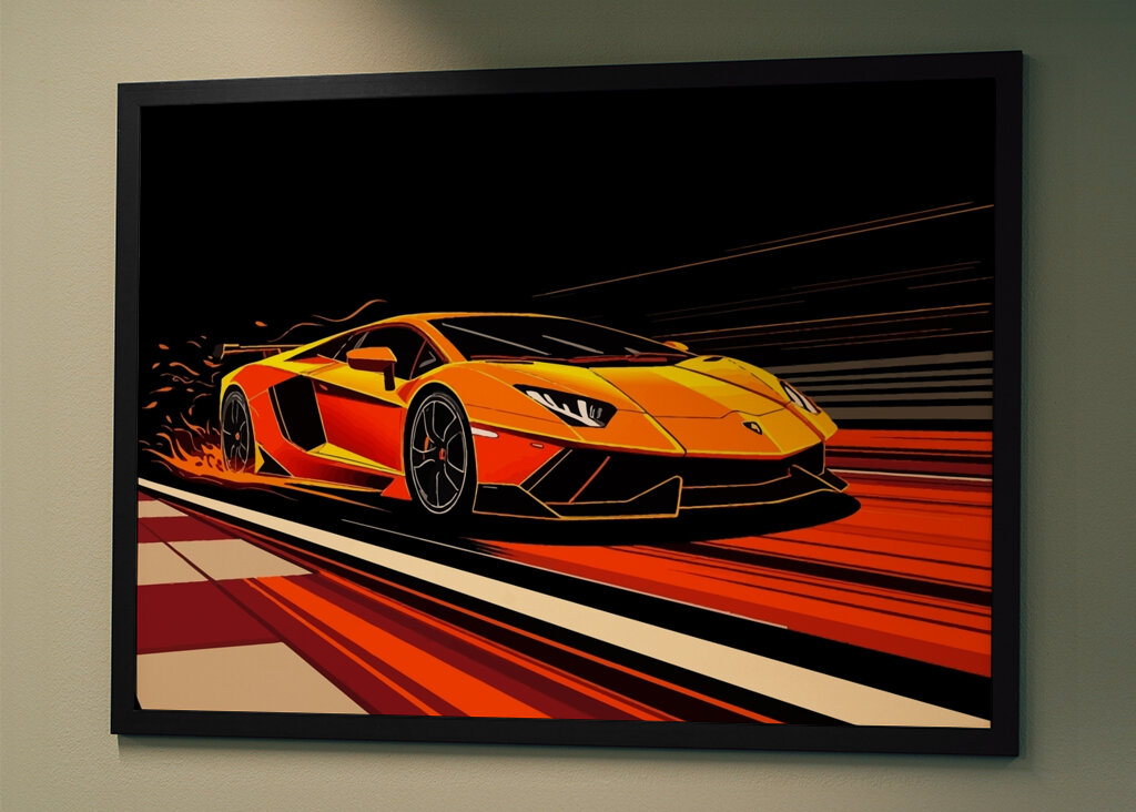 Lamborghini Aventador Orange