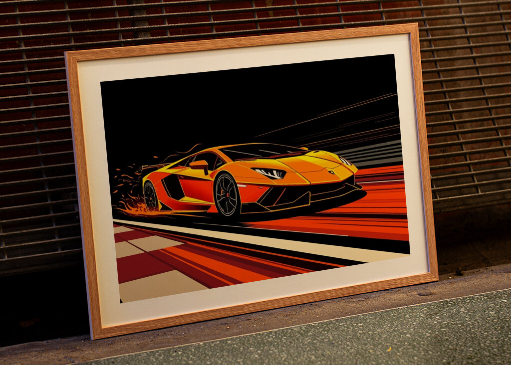 Lamborghini Aventador Orange
