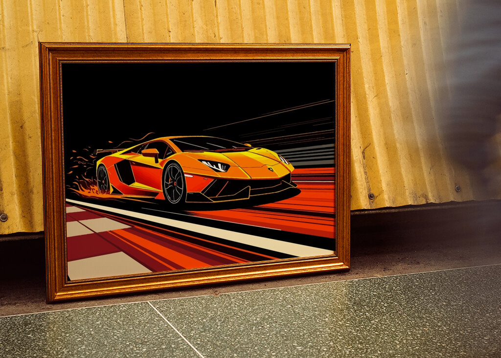 Lamborghini Aventador Orange