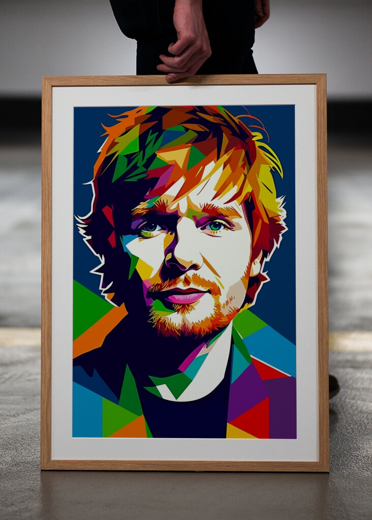 Ed Sheeran Pop Art Style