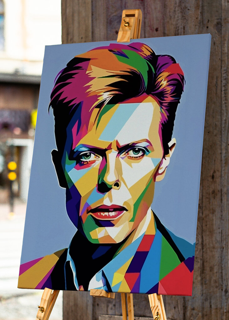 Styl pop-art Bowiego