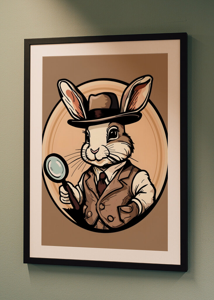 Detective bunny