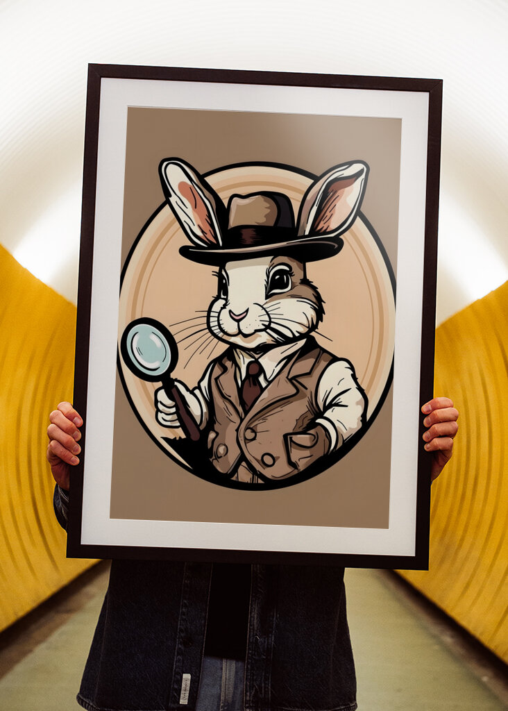 Detective bunny