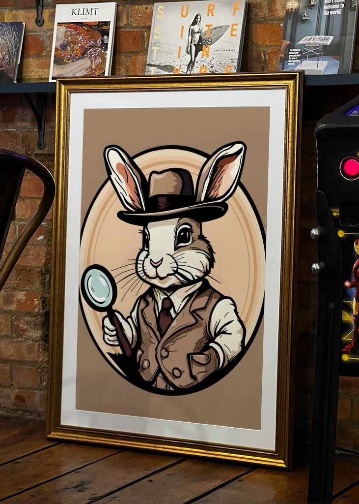 Detective bunny