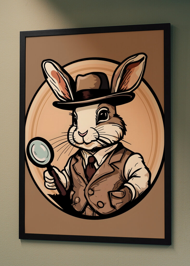 Detective bunny