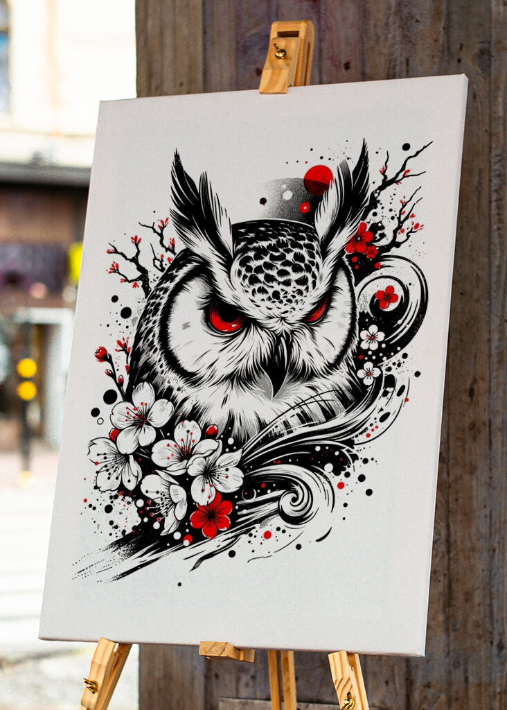 Sova japonské umenie