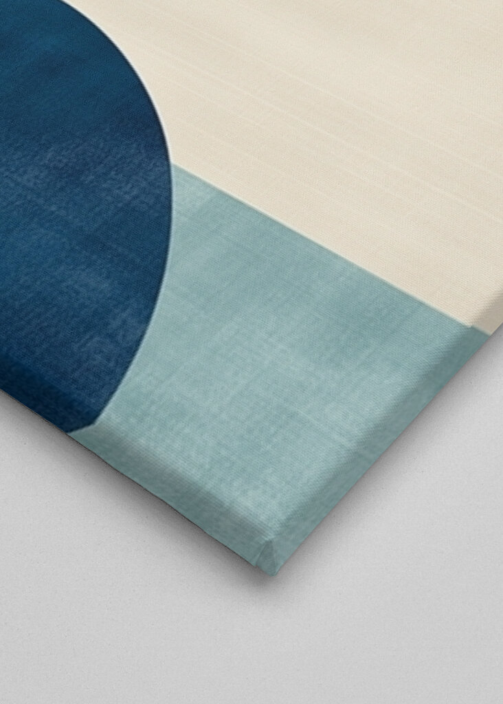 Blaue geometrische Harmonie