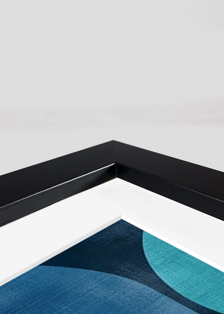 Blaue geometrische Harmonie