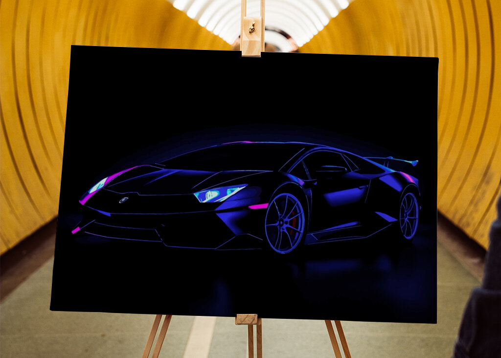 Lamborghini Aventador Neon