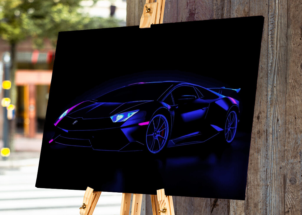 Lamborghini Aventador Neon