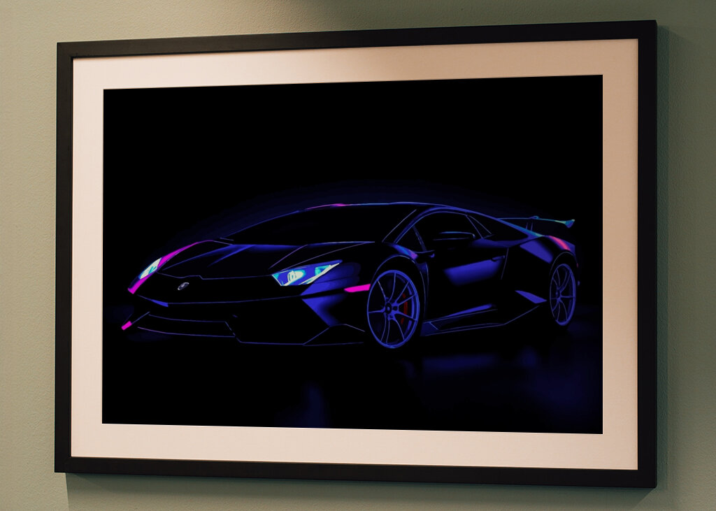 Lamborghini Aventador Neon