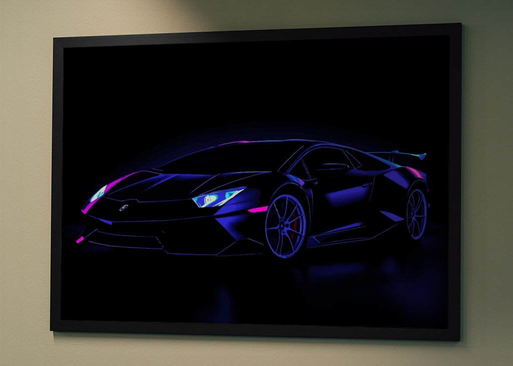 Lamborghini Aventador Neon