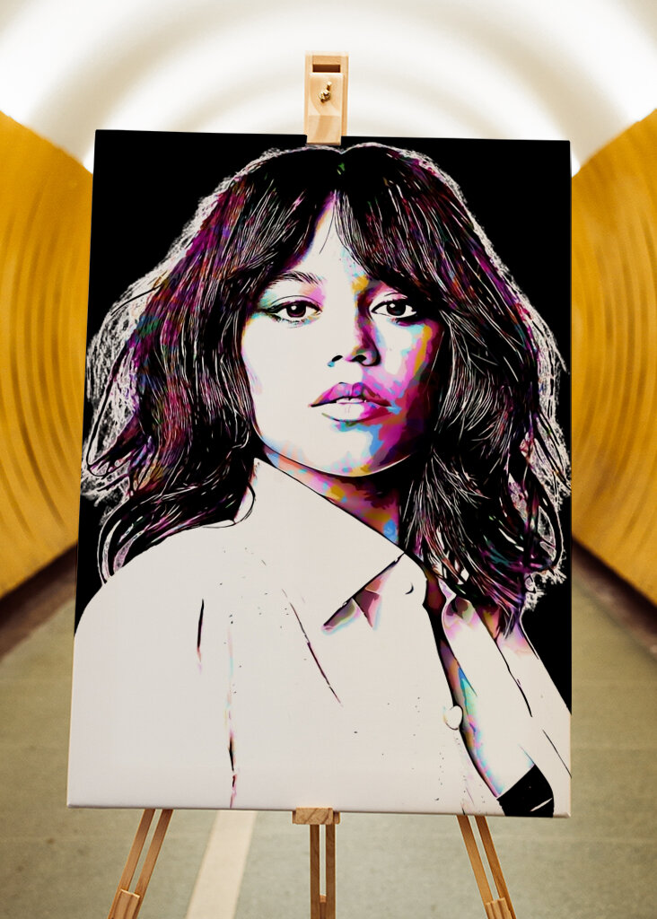 Jenna Ortega Pop Art