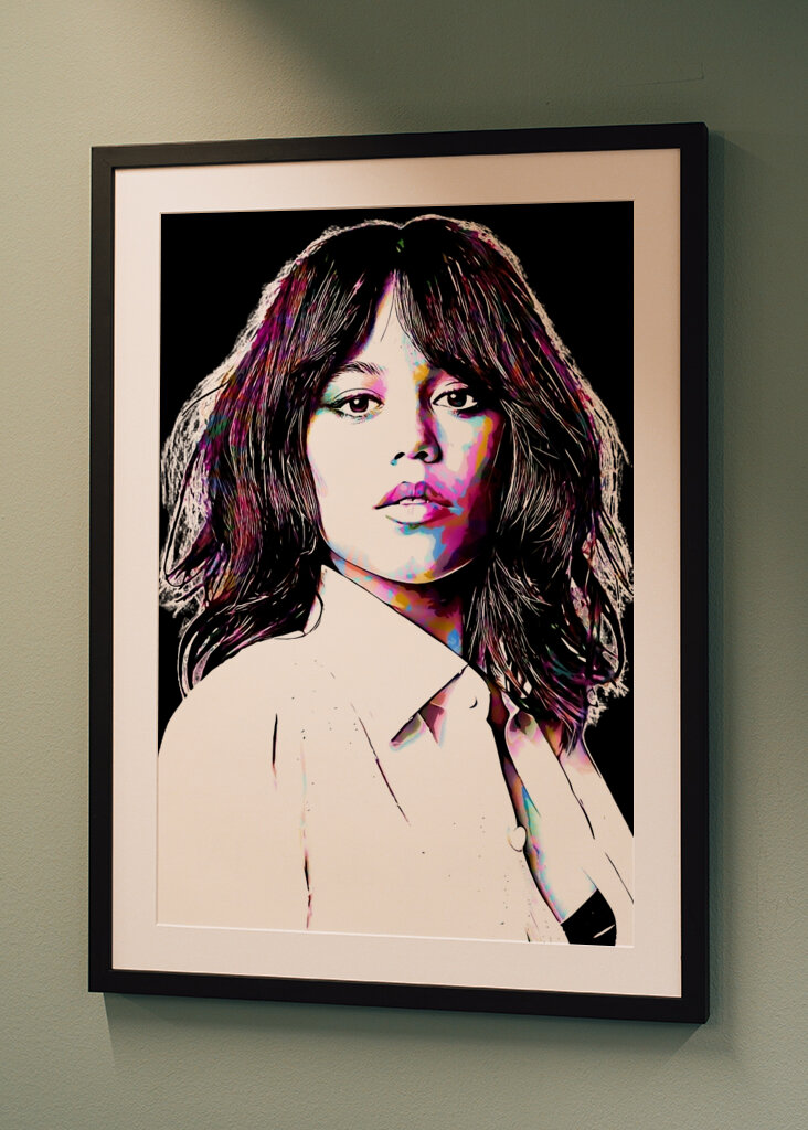 Jenna Ortega Pop Art