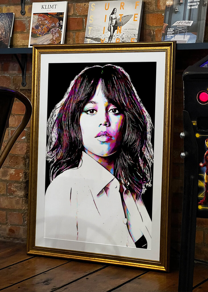 Jenna Ortega Pop Art