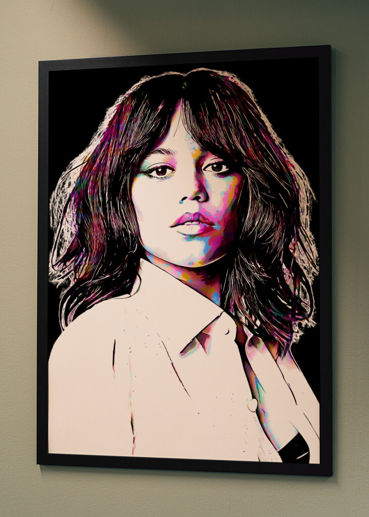 Jenna Ortega Pop Art