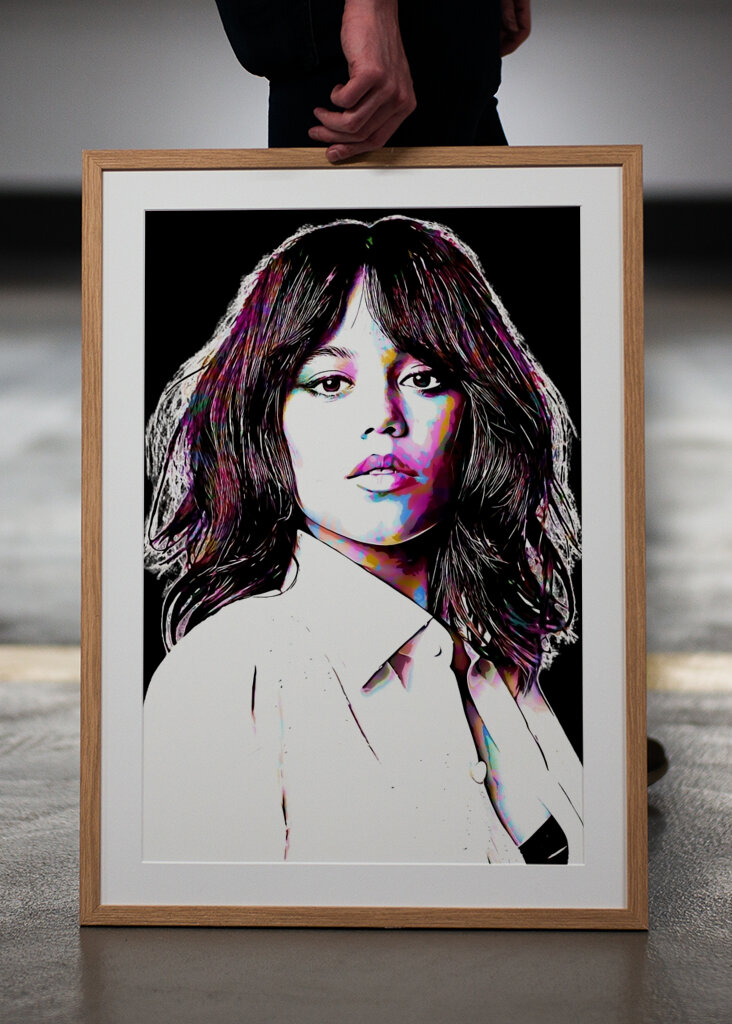 Jenna Ortega Pop Art