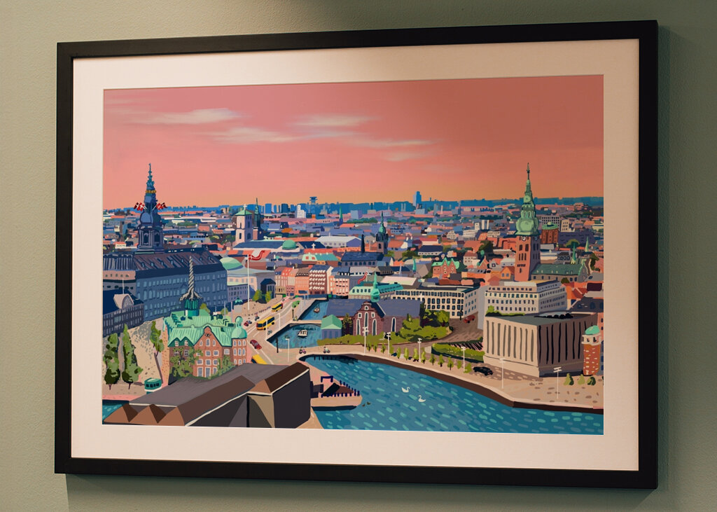 Východ slunce v Kodani