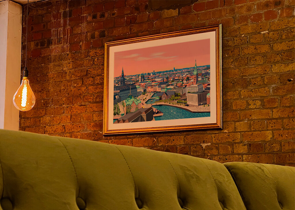 Východ slunce v Kodani