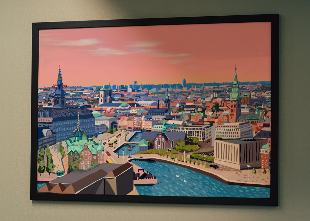 Východ slunce v Kodani