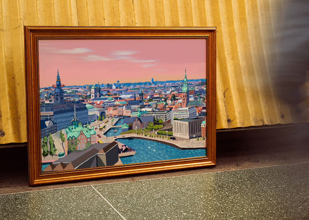 Východ slunce v Kodani