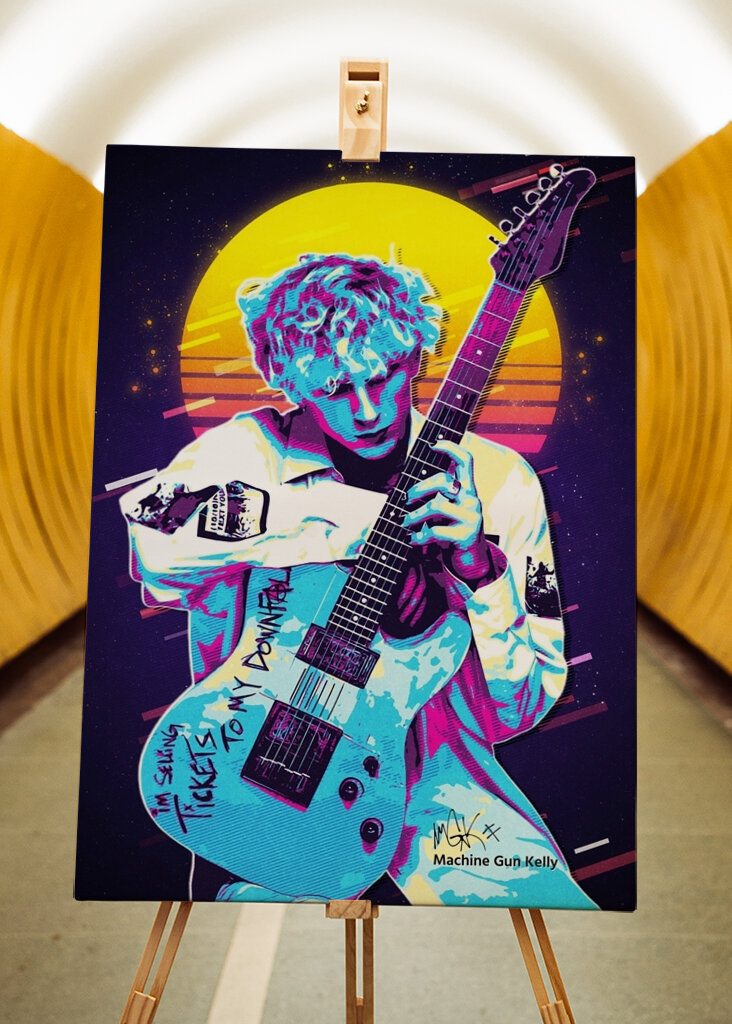Machine Gun Kelly posters & prints by ArtGionino - Printler