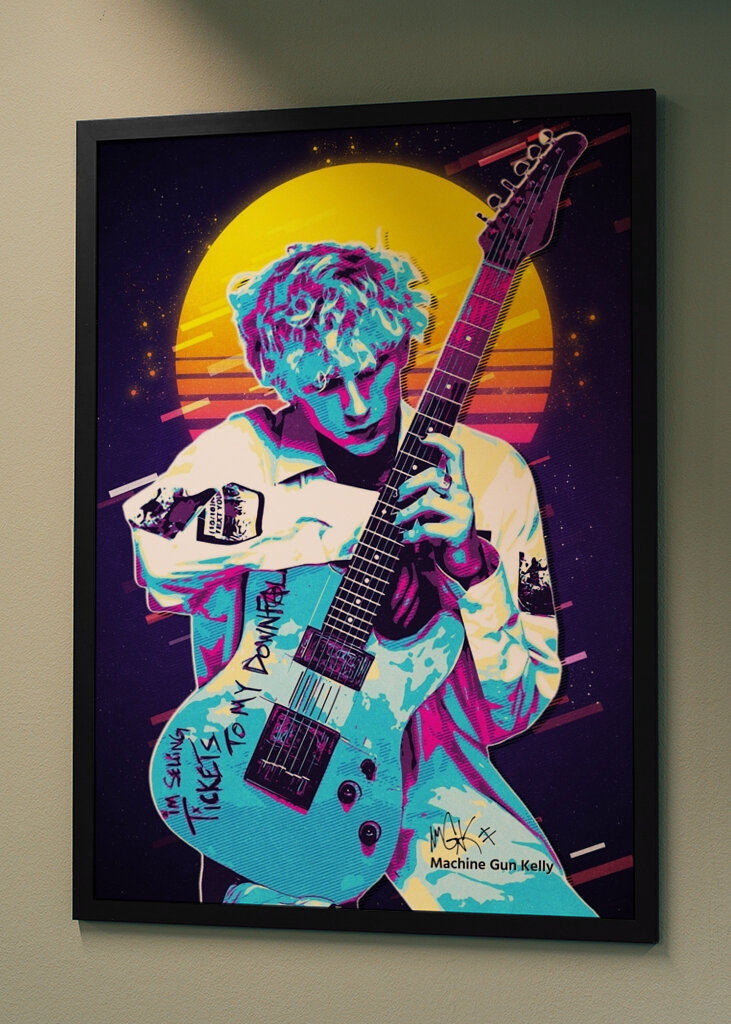 Machine Gun Kelly posters & prints by ArtGionino - Printler