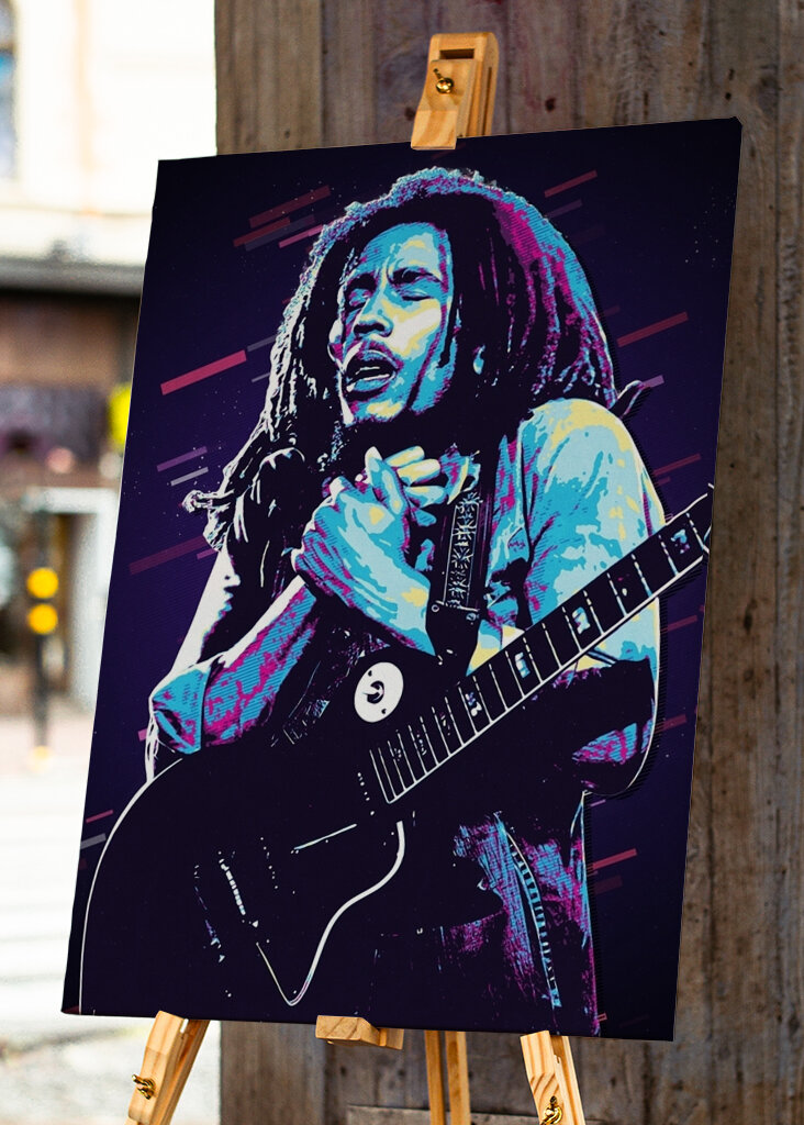 Bob Marley Retro 80er Jahre