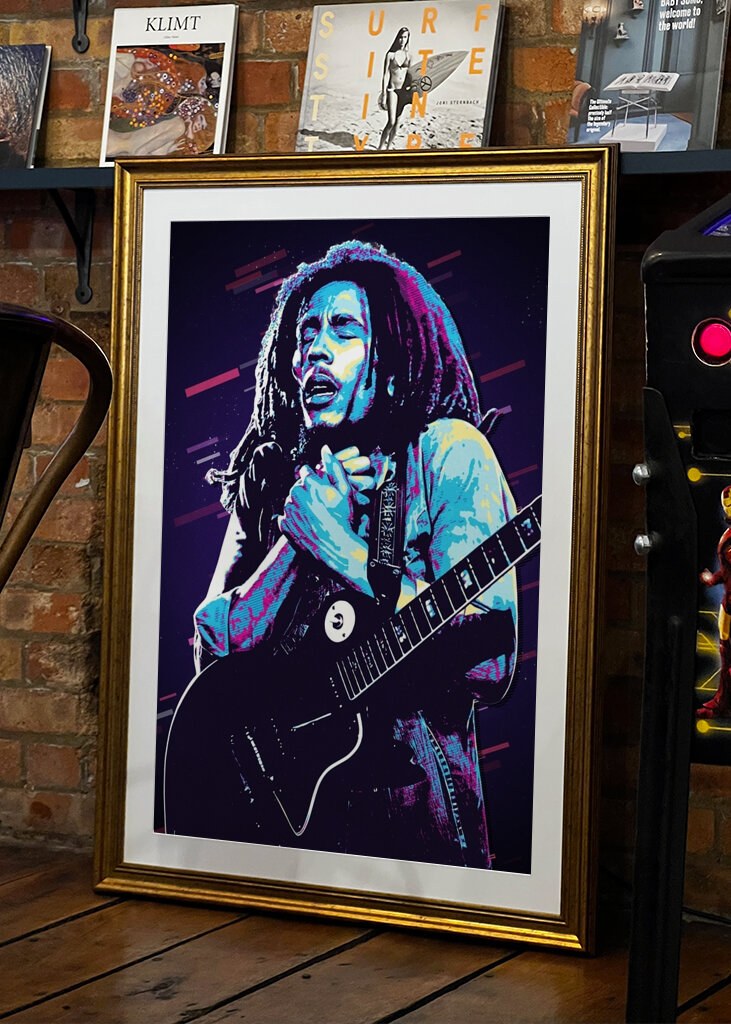 Bob Marley Retro 80er Jahre