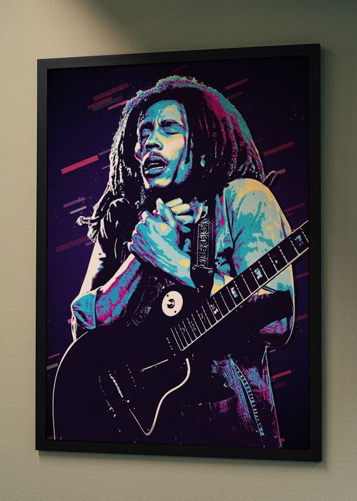 Bob Marley Retro 80er Jahre