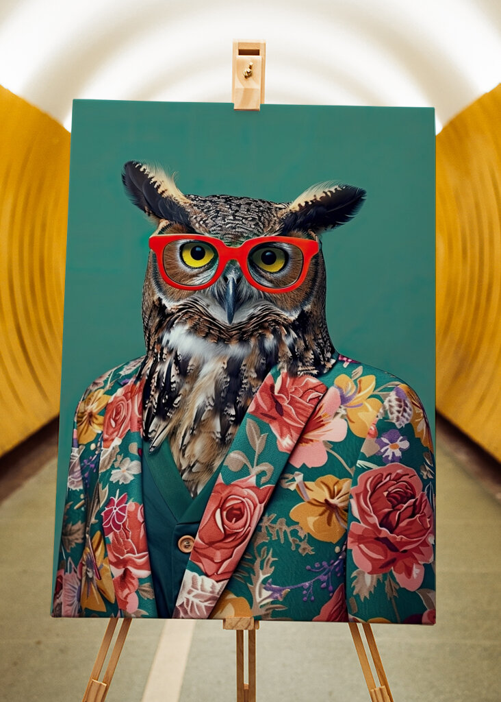 Múdra sova vo veľkom štýle