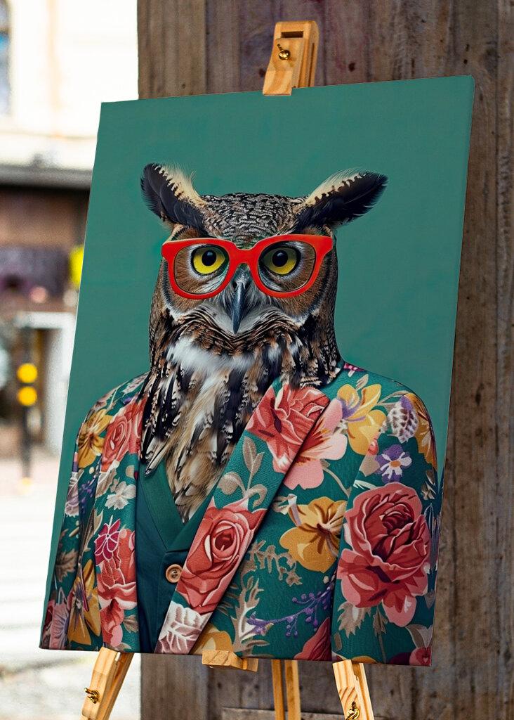 Múdra sova vo veľkom štýle