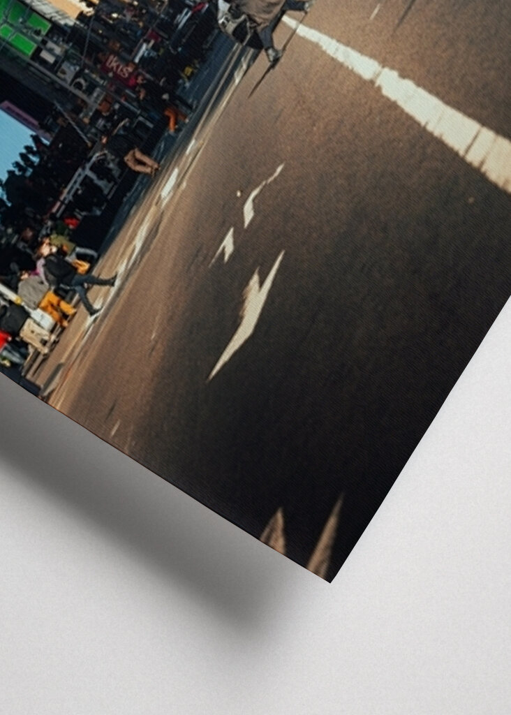 Spaziergang auf dem Times Square