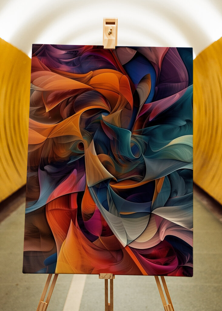 Dansen mellem farvernes hvirvler